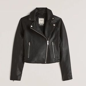 Abercrombie Faux Leather Moto Jacket